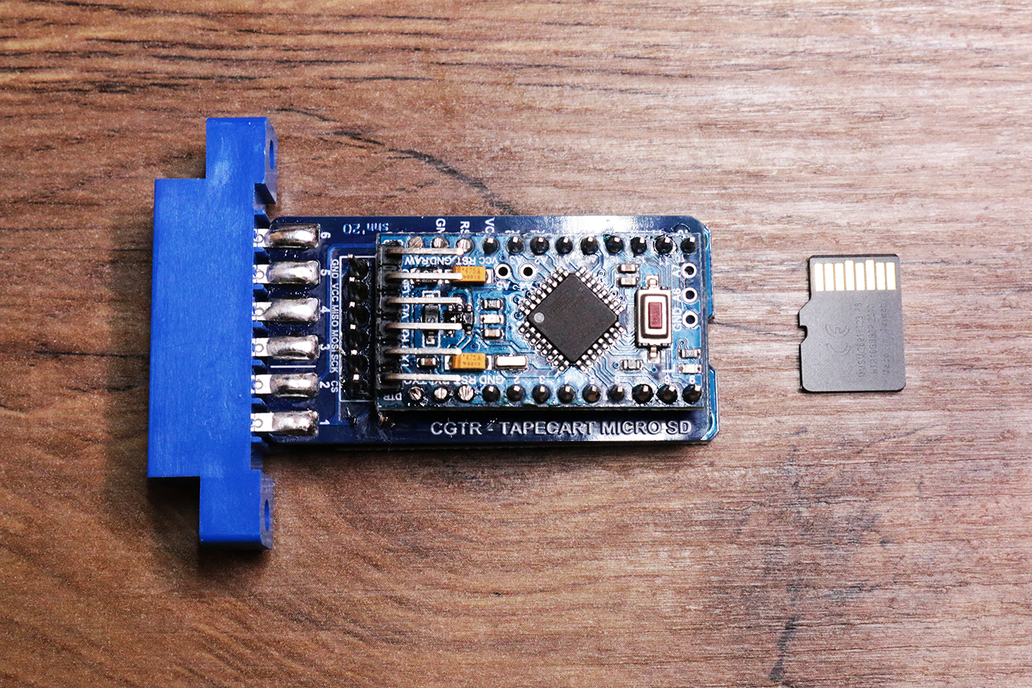 C64 TapeCartSD with microSD preloaded wth software 1