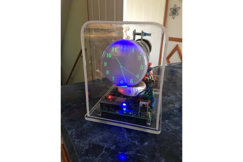 Oscilloscope Clock 3BP1 CRT assembled with wifi 1