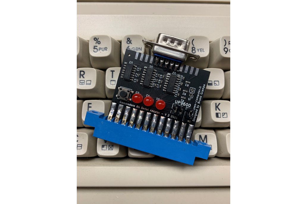 Enhanced Commodore 64 RS232 Serial Adapter v2 1
