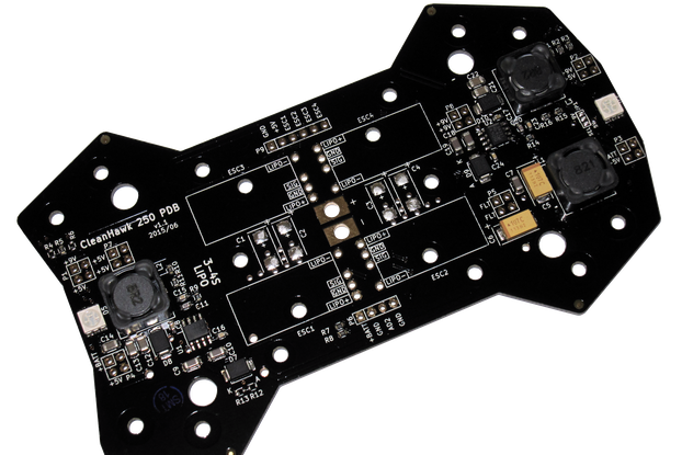 CleanHawk 250 Quadcopter Power Distribution Board