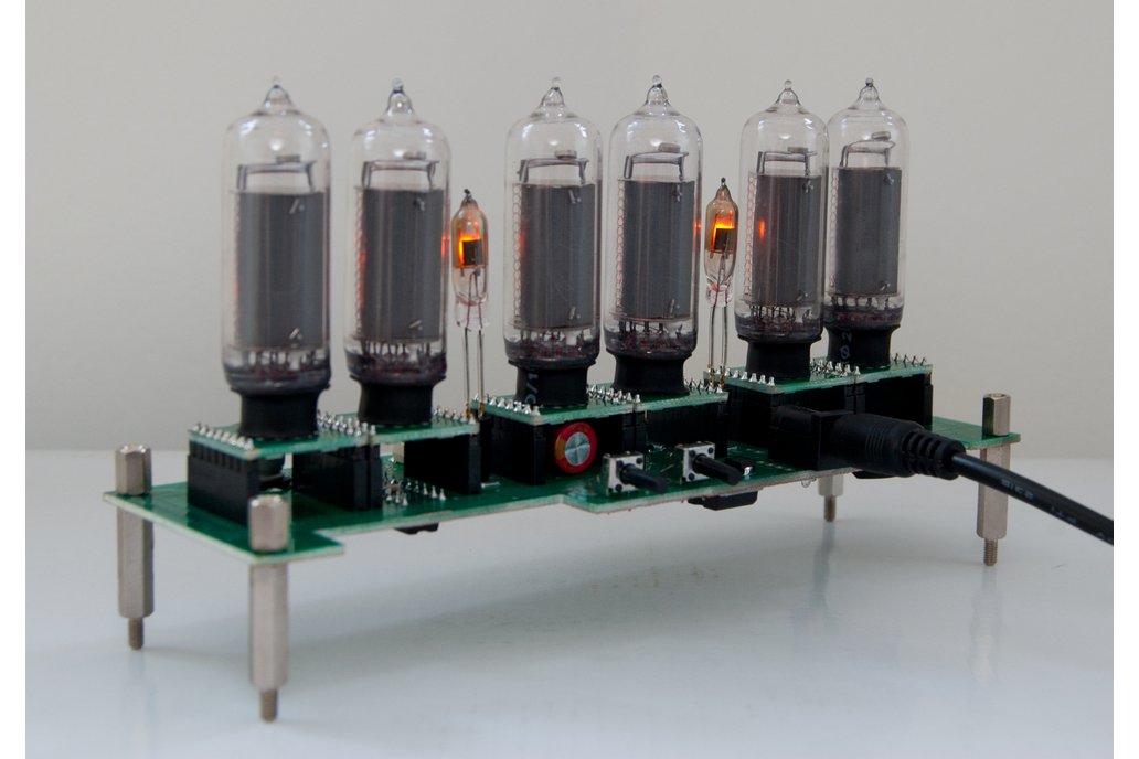 Nixie Clock with 7 replaceable tubes IN-14 from Andrey on Tindie