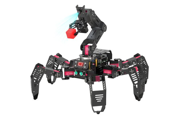 SpiderPi Pro: Hiwonder Hexapod Raspberry Pi Robot
