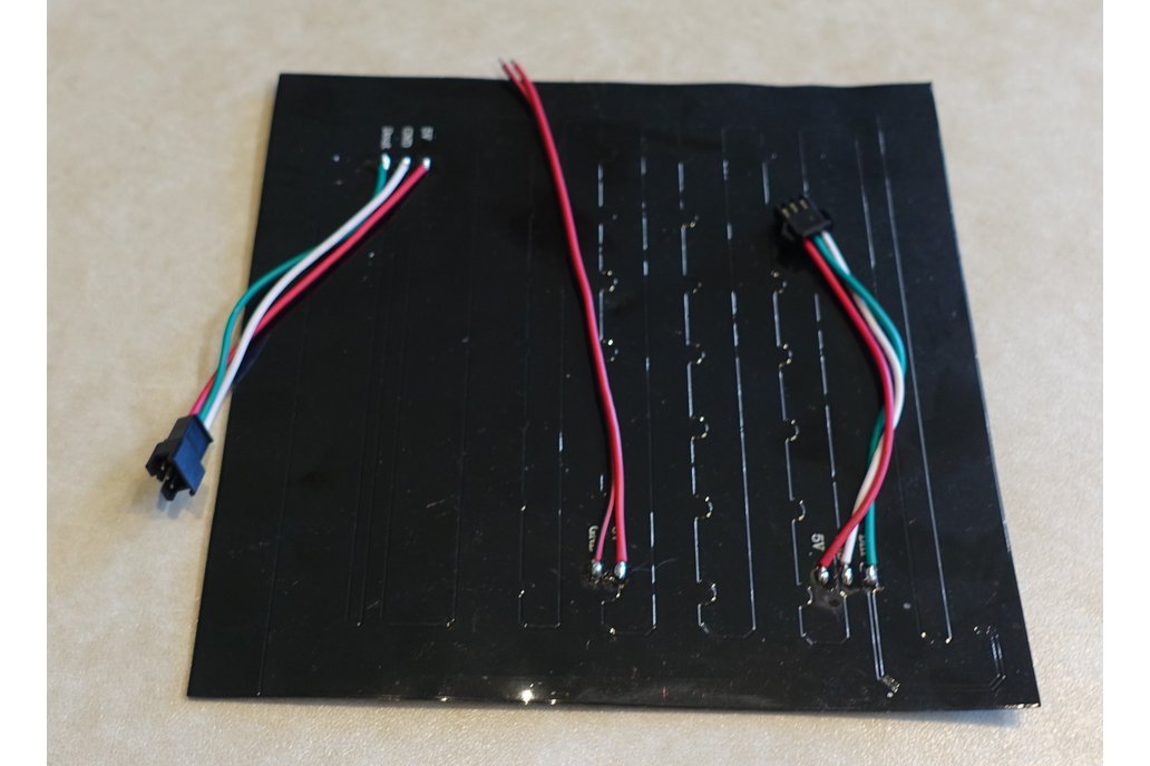 RGB Neopixel LED panel 8x8, 170x170mm flexible 1
