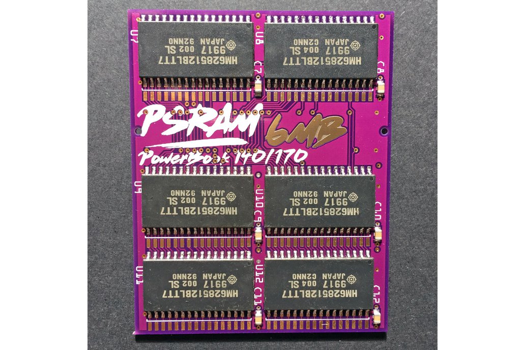 PurpleRAM 6MB memory module for PowerBook 140 170 1