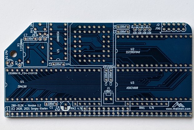 Z80-512K - RC2014-Compatible Module: PCB and CPLD