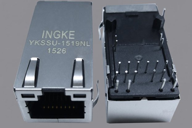 YKSSU-1519NL 2.5G PoE+ RJ45 Magjack Connectors