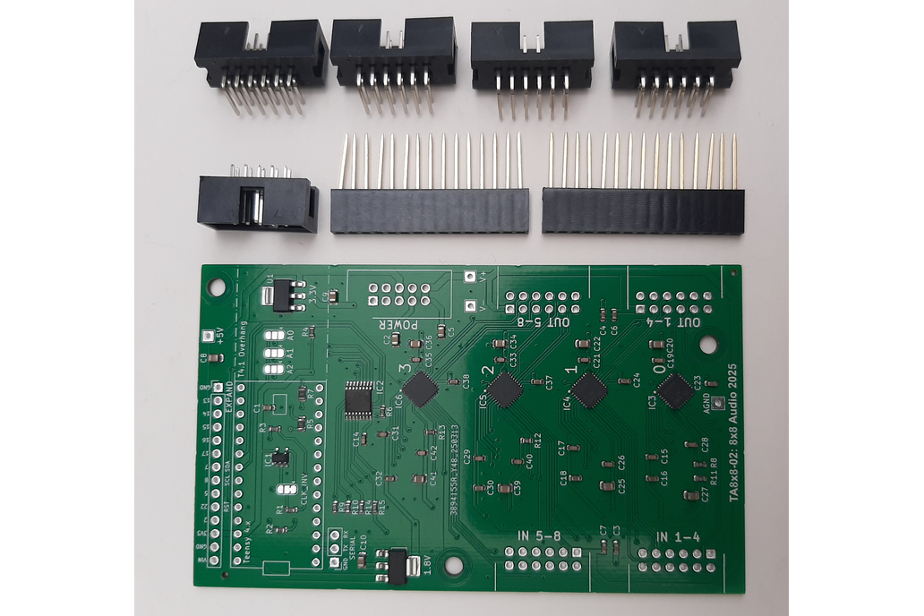 Teensy 8x8 Audio board 1