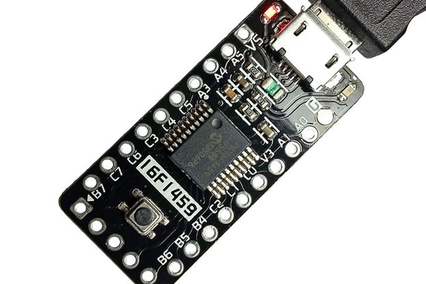 PIC16F1459 USB Development Tool Board