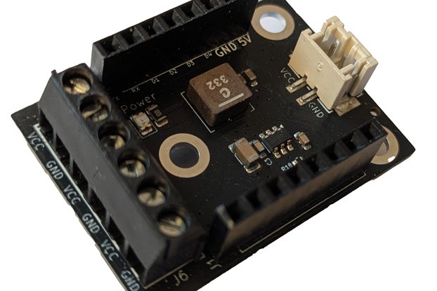 Wemos D1 Mini Shield - 6-34V Power Converter