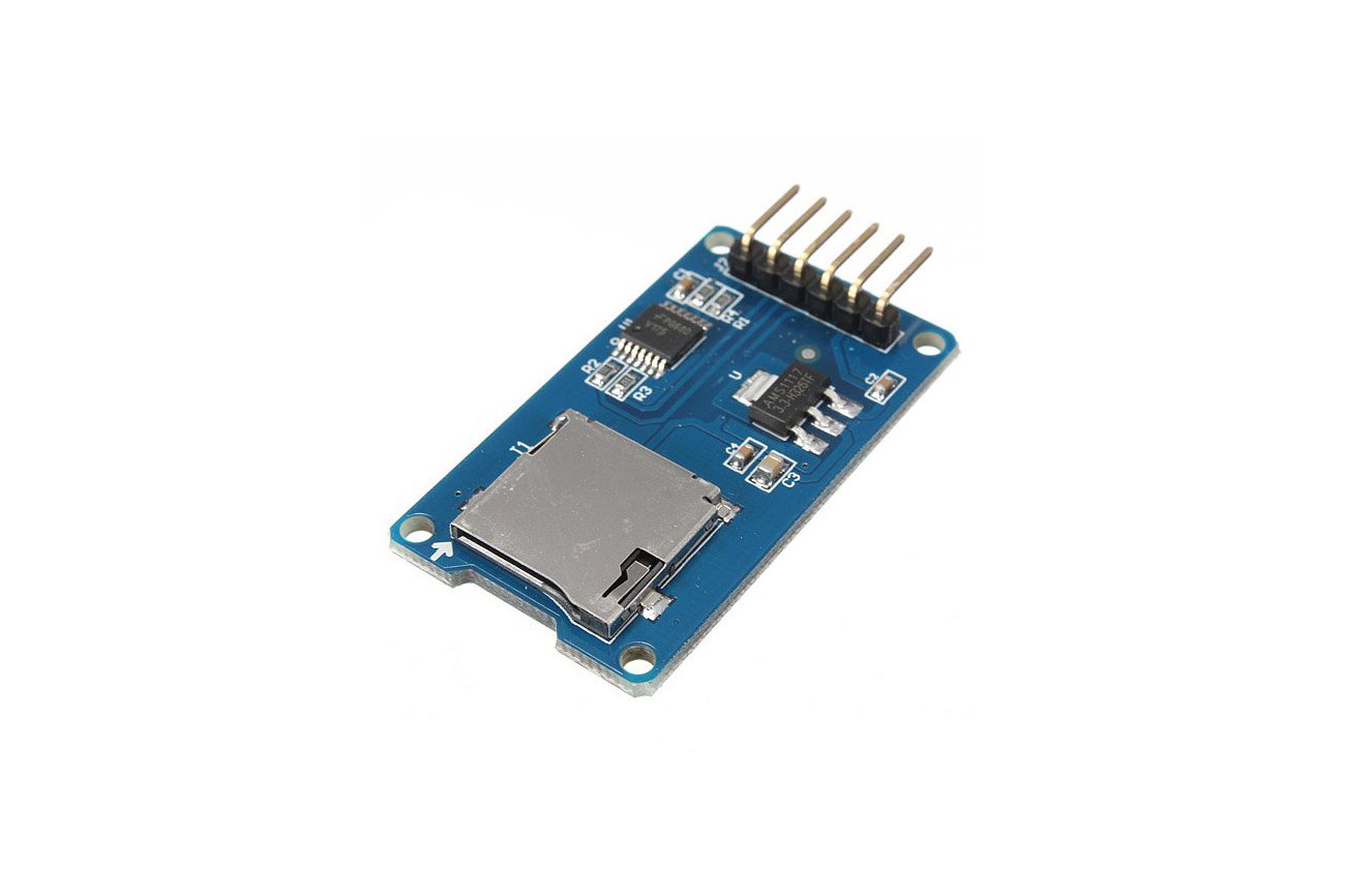 Micro SD card reader module for Arduino from Mmm999 on Tindie