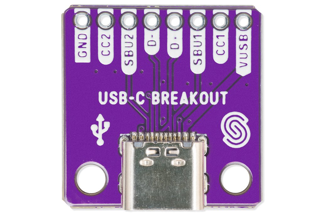 USB-C female connector breakout 1