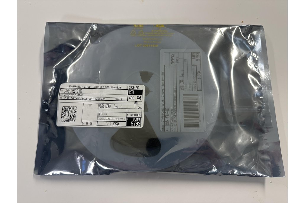 1550 pcs nRF52832-CIAA-R 1