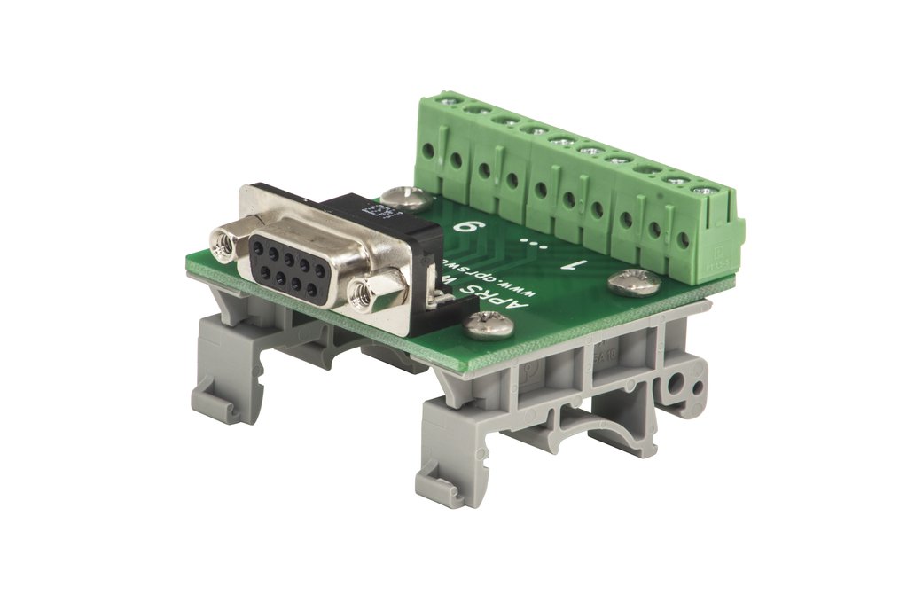DB9 breakout board to screw terminals from APRS World, LLC on Tindie