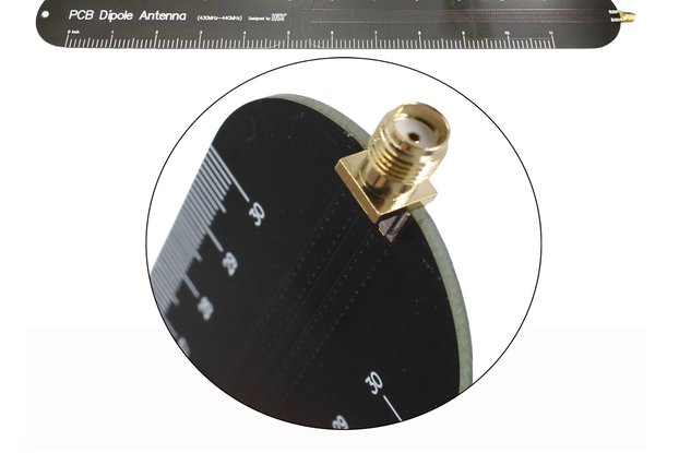 PDA435 PCB Dipole Antenna 430-440MHz 1.7dBi