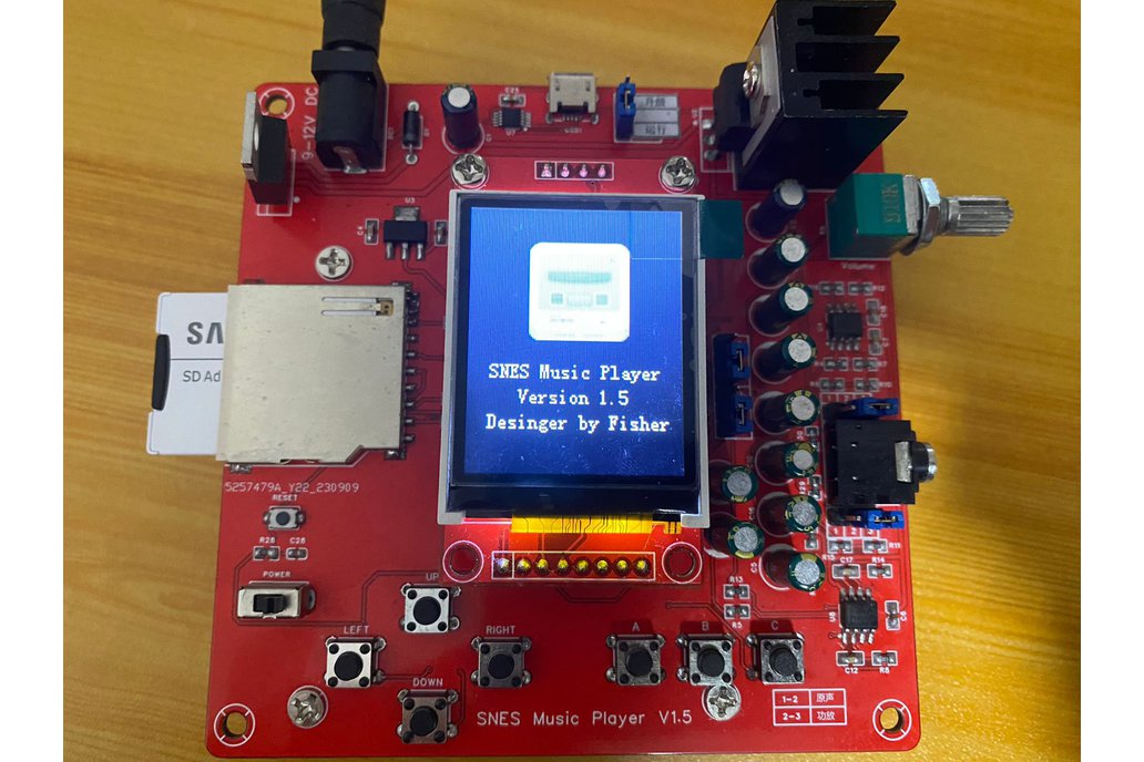 Fisher SNES Music Player v1.5 1