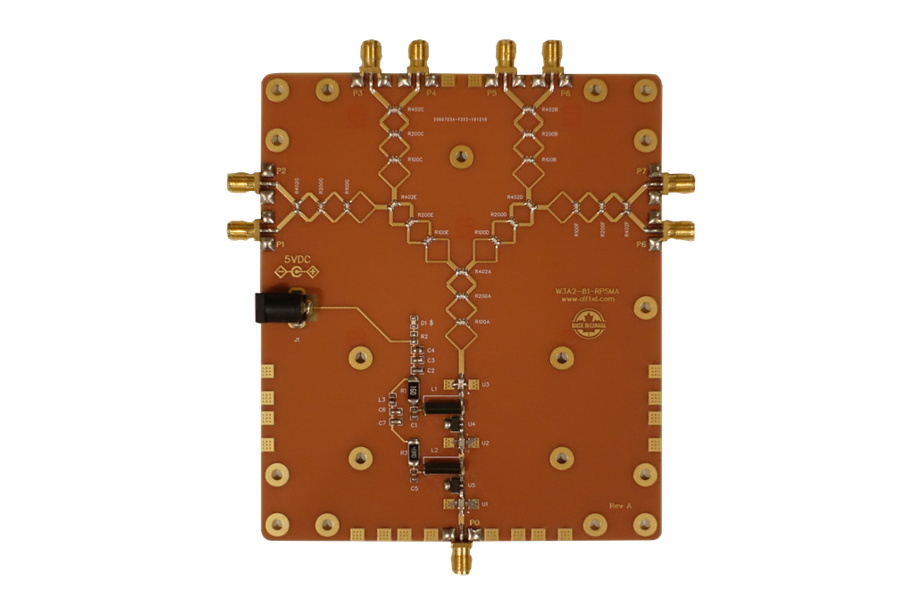 8-Port RF 2xLNA Splitter (RX Only) for WiFi and BT 1