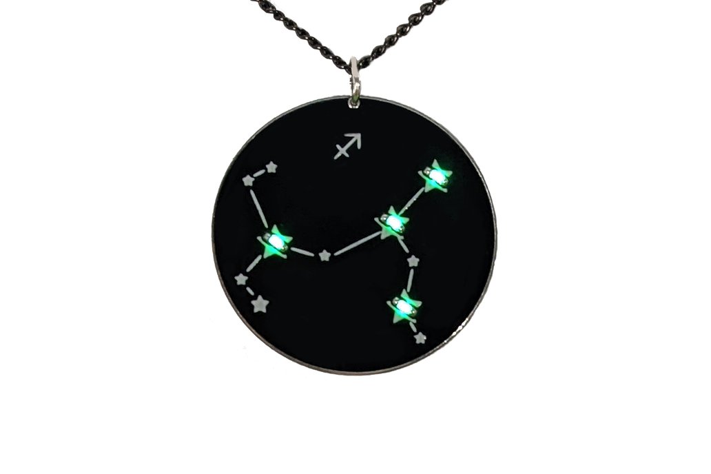 Sagittarius astrological zodiac sign necklace 🏹 1