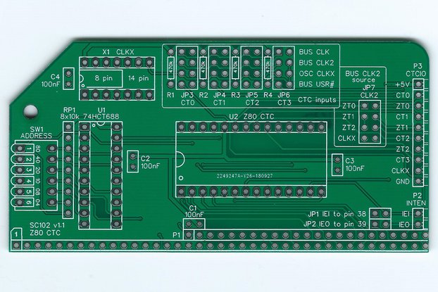 SC102 Z80 CTC Board for RC2014