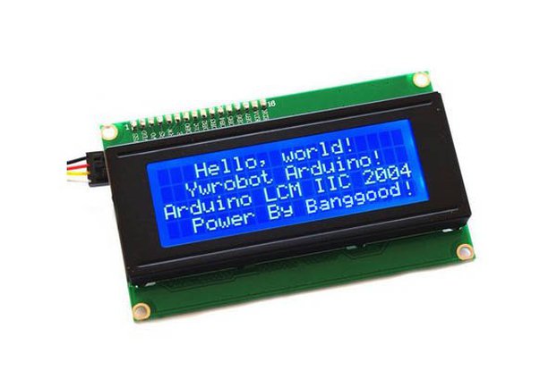 20 x 4 Character LCD Display Module (Blue)