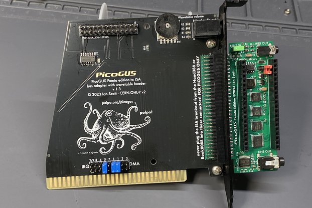 PicoGUS - Femto Edition for Hand386 and ISA