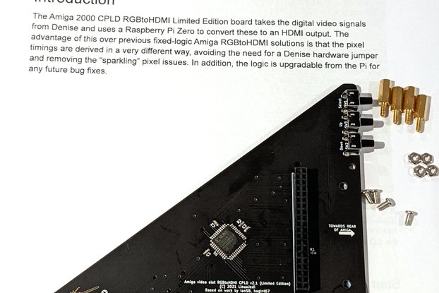 Amiga 2000 RGB to HDMI