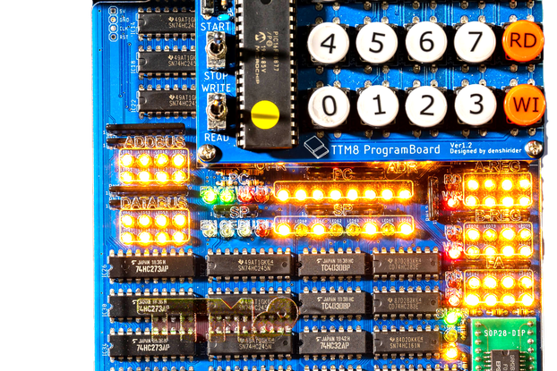 ADTTM8 Self-Made CPU kit composed of logic IC
