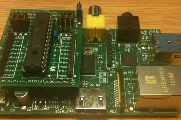 Raspberry PIIO - DIO16 16ch I2C Port Expander 