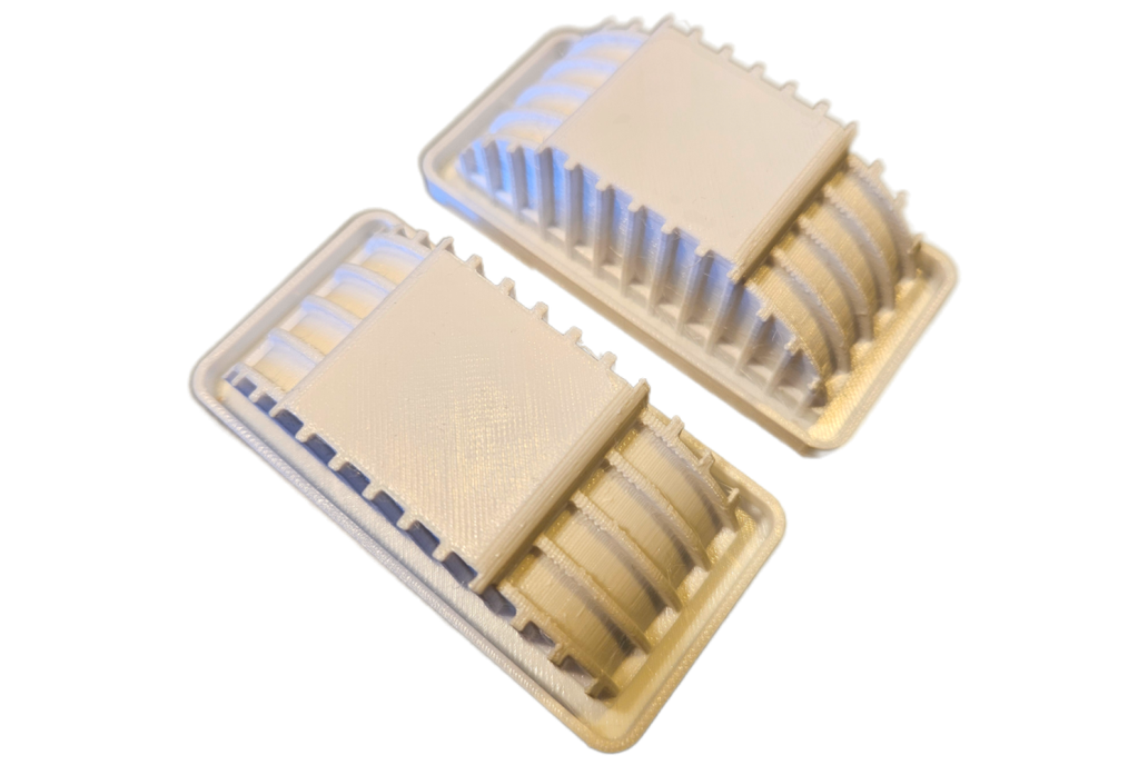 Pair of Grundig MA100 transformer shells 1