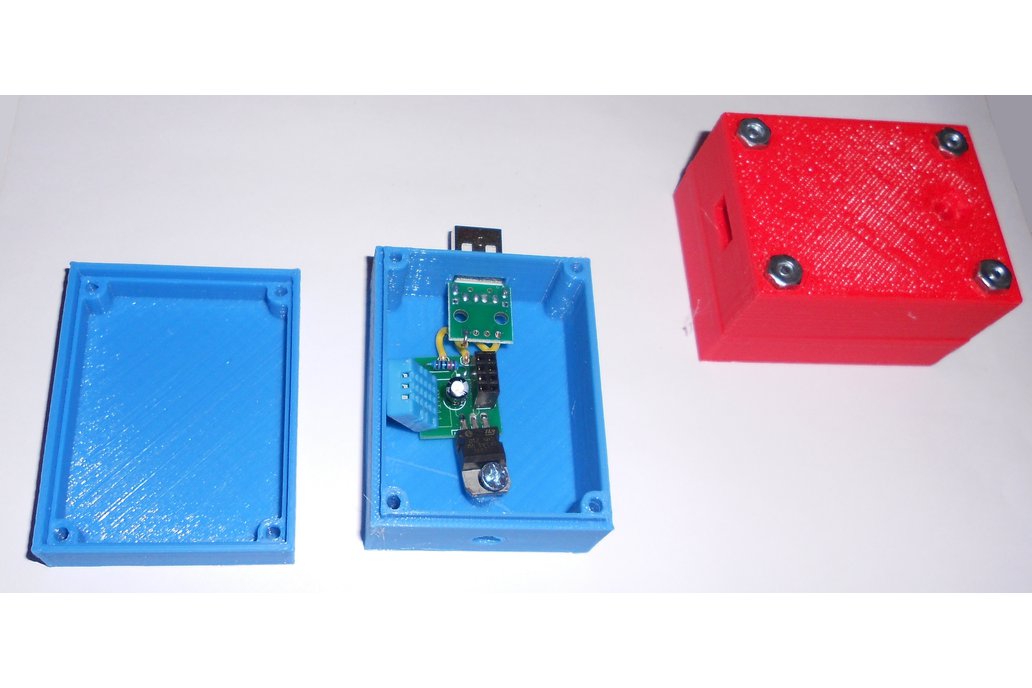 Plastic box for sensor 1