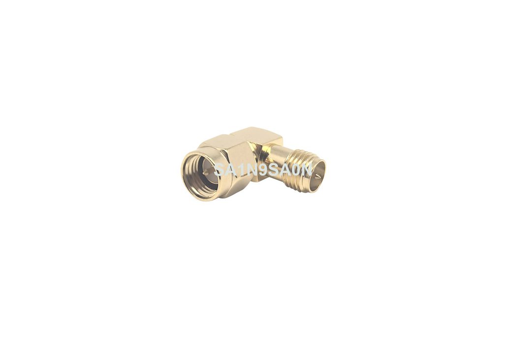 SMA Male to RP SMA Female 90゜Adapter SA1N9SA0R 1
