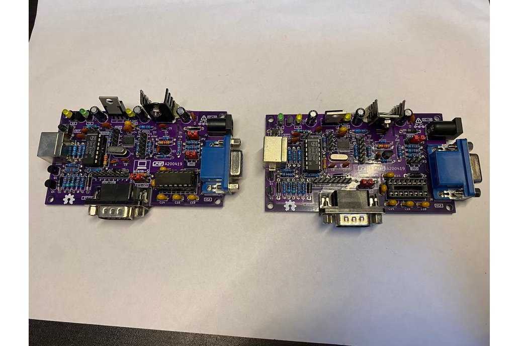 uTerm-S - A VT100-like RS232 terminal 1