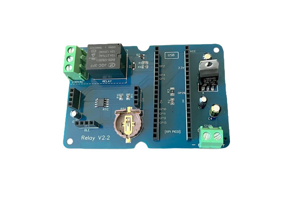 Raspberry Pico Relay with voltage sensor and RTC 1