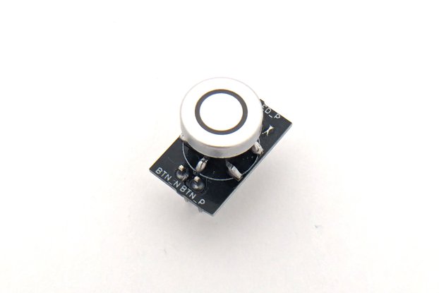 Tactile Button with White LED Glow Breakout Board
