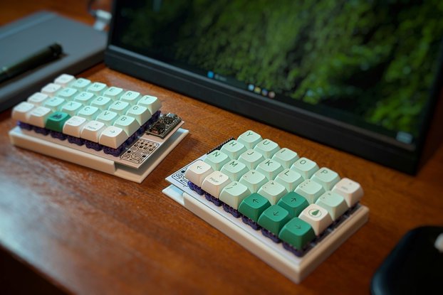 Biba40 Split Mechanical Keyboard – Bluetooth, ZMK