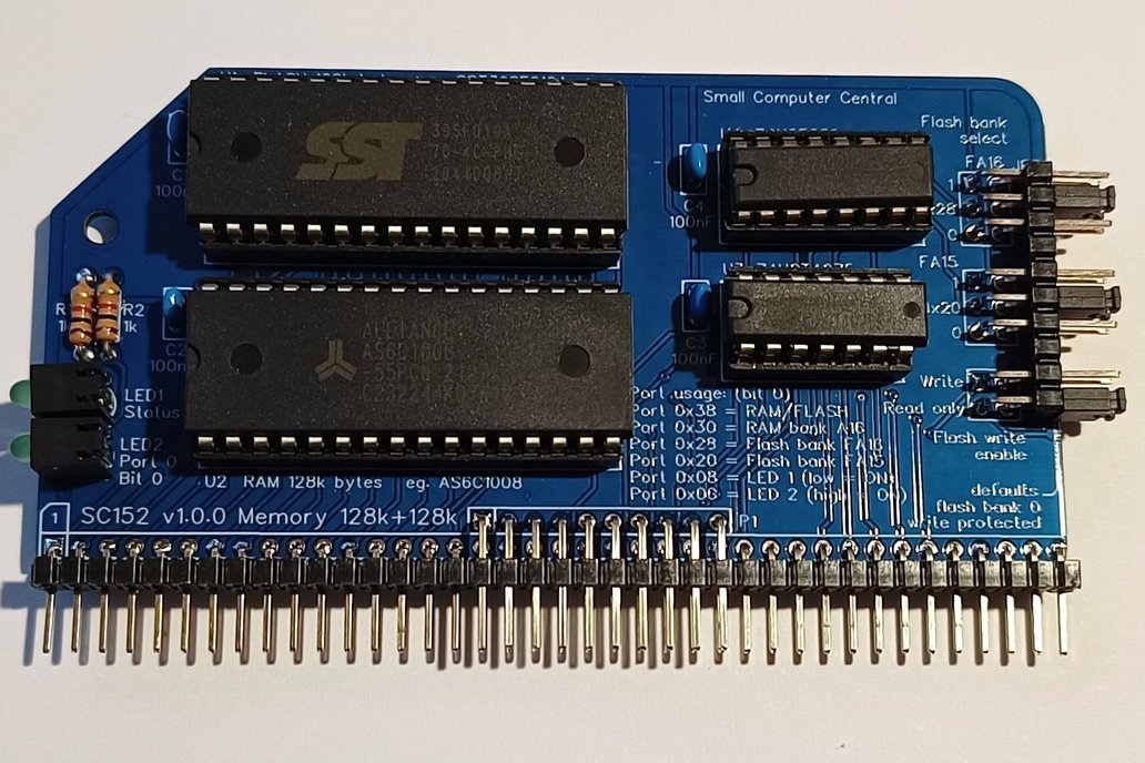 SC152 RCBus-40pin+ Paged Memory Kit for RC2014 1