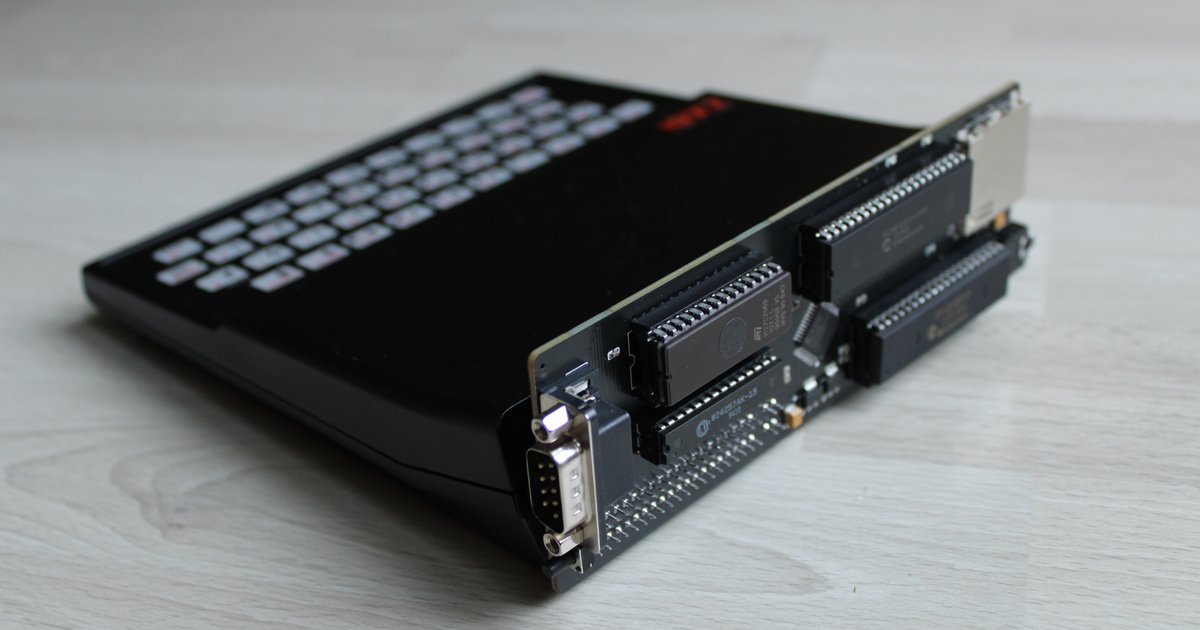 ZXPAND+ ZX81 Timex 1000 SD card interface ZXpand from LP74S00 on