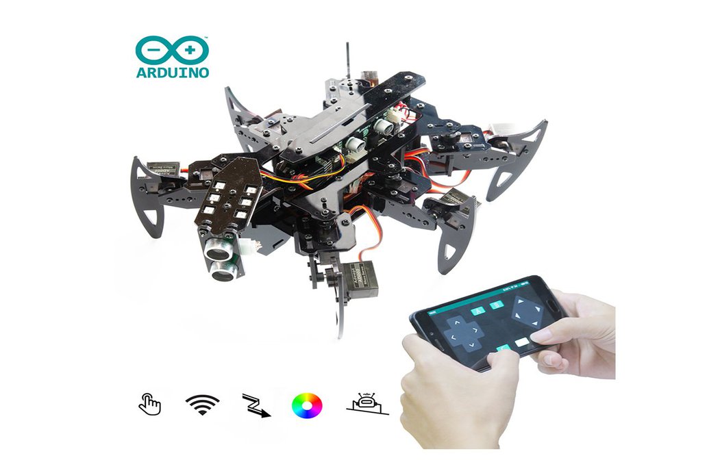Adeept Hexapod Spider Robot Kit for Arduino 1