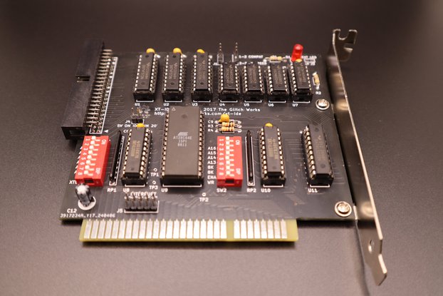 Glitch Works XT-IDE Rev 4 ISA IDE 8-Bit Board