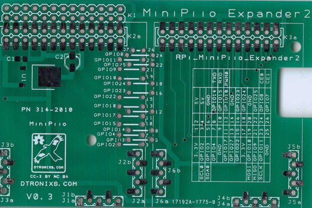 Raspberry PIIO - Expander2 add-on board - PCB Only