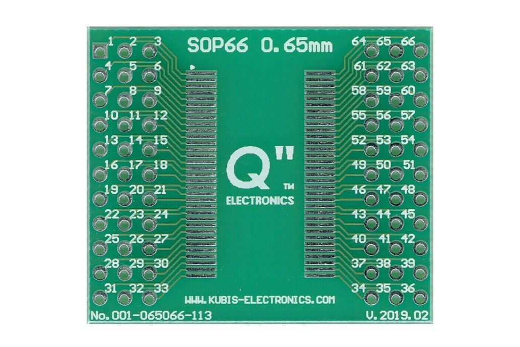 TSOP66(Typ II),TSSOP66 0.65mm(0.026") to 2xIDC3x11 1