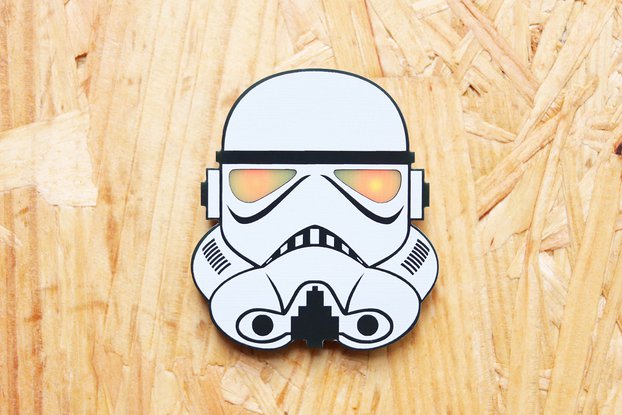 Stormtrooper Electronic Pin Badge