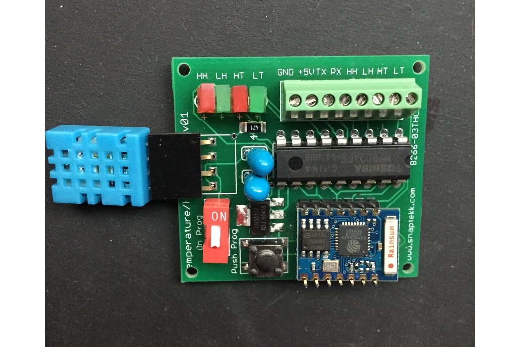 WIFI temperature and humidity sensor and control 1