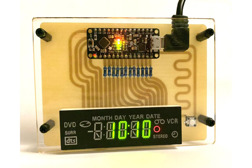 VCR LED Display Clock 1