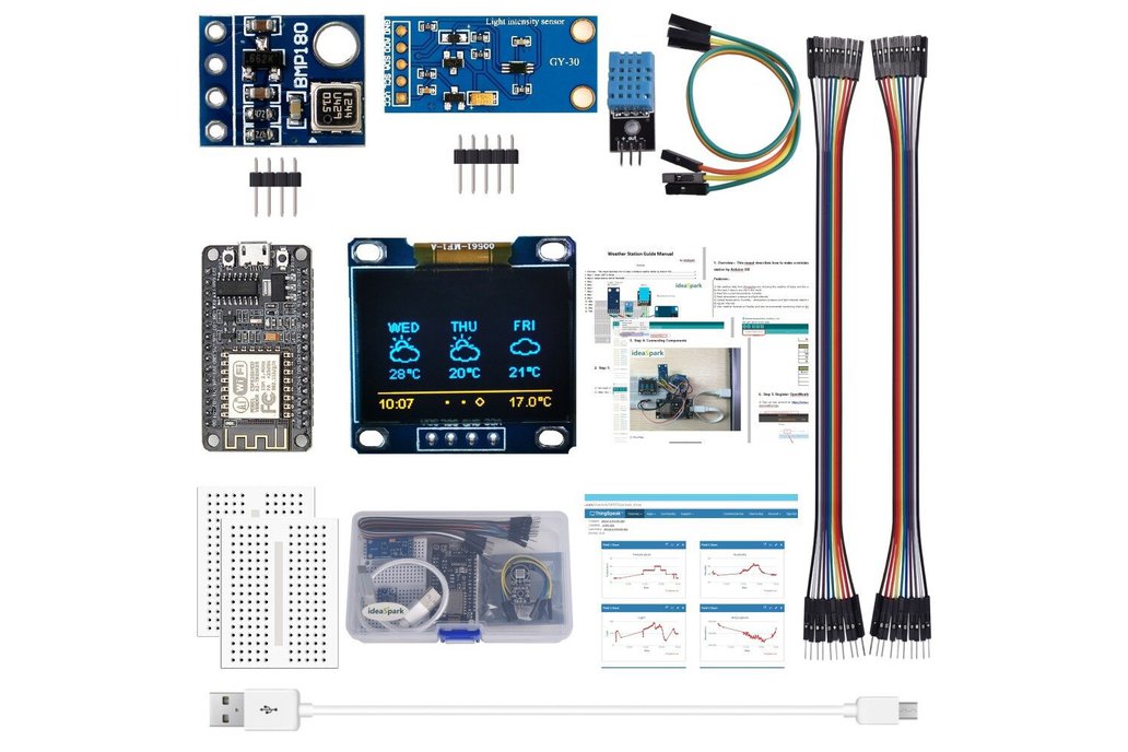 ESP8266 Weather Station Kit with Temperature 1
