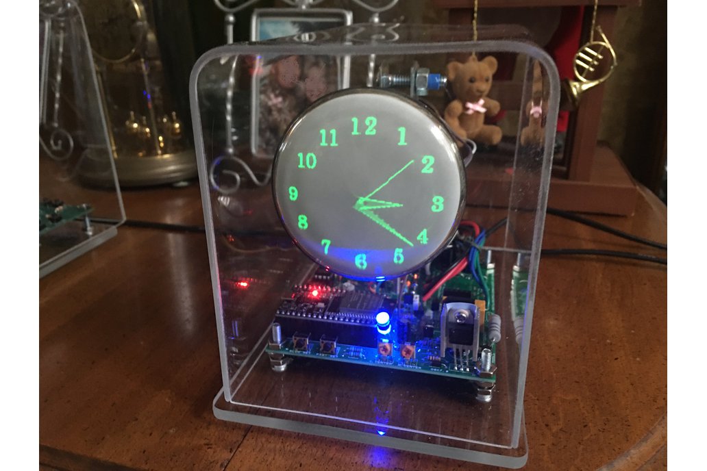 Mini Oscilloscope Clock DG7-6 Cathode Ray Tube 3" 1