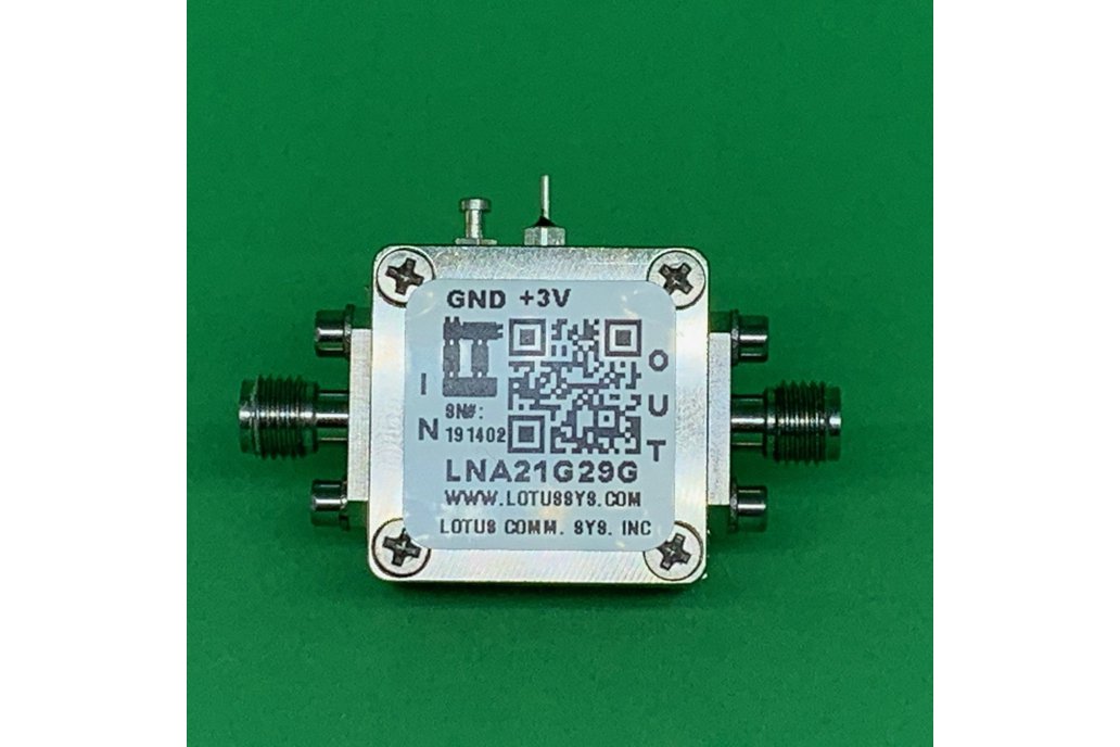 Amplifier LNA 2.5dB NF 21 - 29 GHz 1