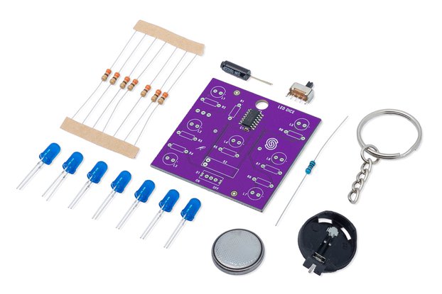 LED dice Solder kit
