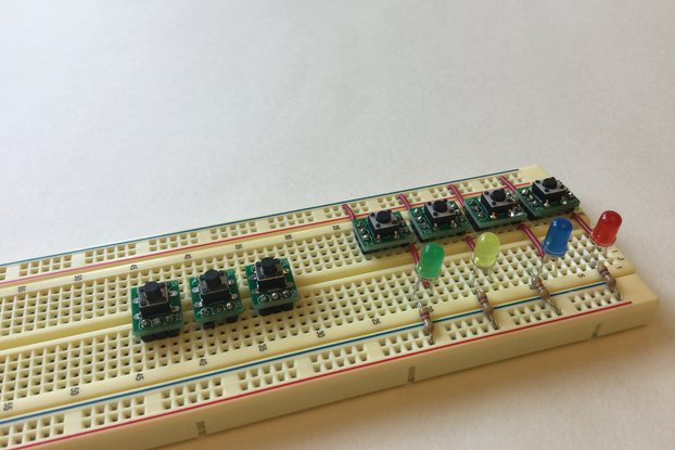Breadboard Tactile Switches x 5