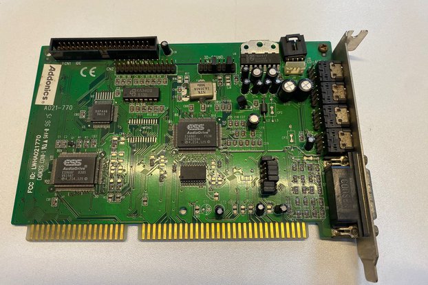ESS ES688/968/1868/1869 ISA Sound Card