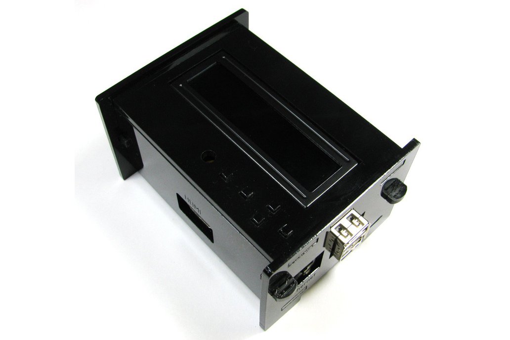 RPi Adafruit LCD + Keypad Plate Enclosure - Black 1